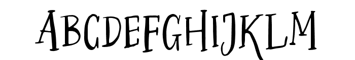 PrettyGarden-Serif Font LOWERCASE