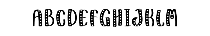 PrettySpot Font UPPERCASE