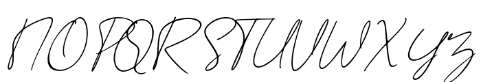 Prettya-Italic Font UPPERCASE