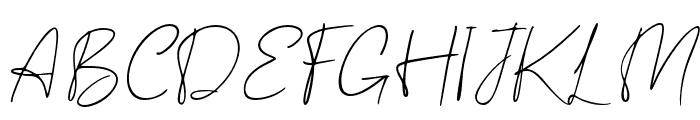 Prettya-Regular Font UPPERCASE