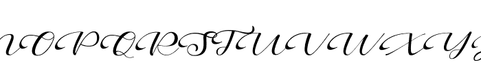 PrettyholicSscript Font UPPERCASE