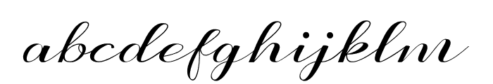 PrettyholicSscript Font LOWERCASE