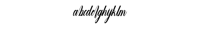 PriestleyScript Font LOWERCASE