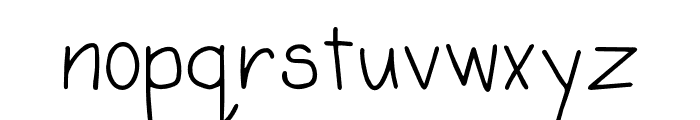 Primary School Regular Font LOWERCASE