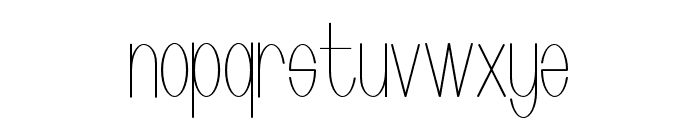 Primitivly Regular Font LOWERCASE