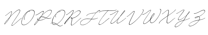 Primor Stylish Script Font UPPERCASE