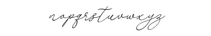 Primor Stylish Script Font LOWERCASE