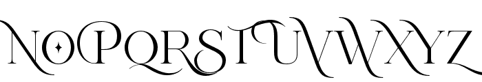 Primor Stylish Serif Font UPPERCASE