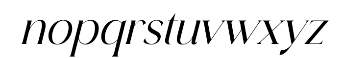 Primrose Essentials Serif Italic Font LOWERCASE