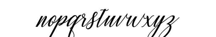 PrincellaBoldSlant-Italic Font LOWERCASE