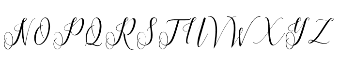 PrincellaScript Font UPPERCASE