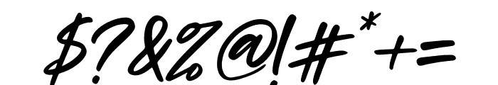 Princeska Italic Font OTHER CHARS