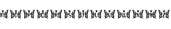 Princess Butterfly Font LOWERCASE