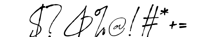 PrincessSignature Font OTHER CHARS