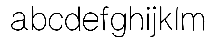 PrinsesstartaLight Font LOWERCASE