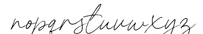 Priscilla Catwrite Font LOWERCASE