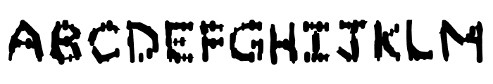 Prison Font Font LOWERCASE