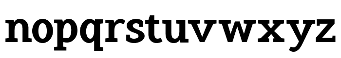 Pristine Pro Slab Bold Font LOWERCASE