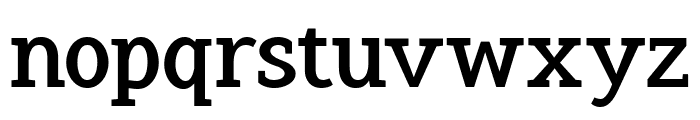 Pristine Pro Slab Semi Bold Font LOWERCASE