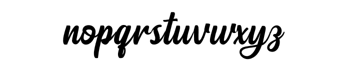 Pristyne Font LOWERCASE