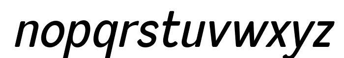 ProSotan-MediumItalic Font LOWERCASE