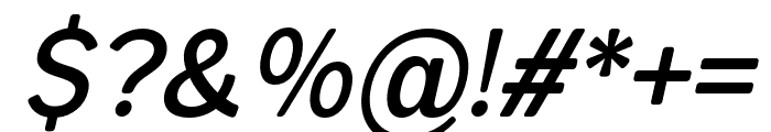 ProSotan-SemiBoldItalic Font OTHER CHARS