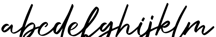 Procreate Signature Font LOWERCASE