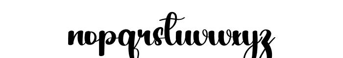 Product Sample Font LOWERCASE