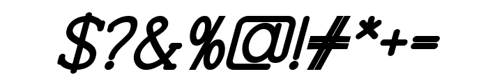 Progue Black Italic Font OTHER CHARS