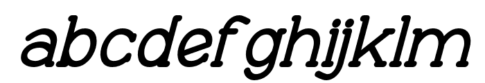 Progue-BlackItalic Font LOWERCASE