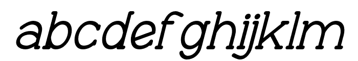 Progue-BoldItalic Font LOWERCASE