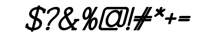 Progue Heavy Italic Font OTHER CHARS