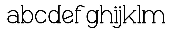 Progue-Regular Font LOWERCASE