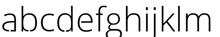 Prolix Light Font LOWERCASE