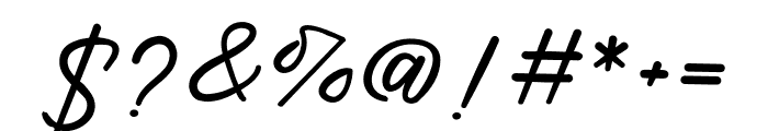 Prologie Signature Font OTHER CHARS