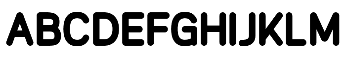 Promatech Rounded Black Font UPPERCASE