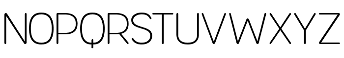 Promatech Rounded Thin Font LOWERCASE