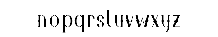 Prominum Font LOWERCASE