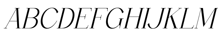 Promises Gisttela Serif Italic Font LOWERCASE