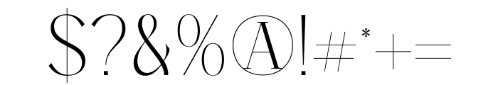 Promises Gisttela Serif Font OTHER CHARS