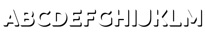 Proper Tavern Sans Shadow Font UPPERCASE