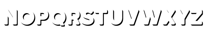 Proper Tavern Sans Shadow Font UPPERCASE