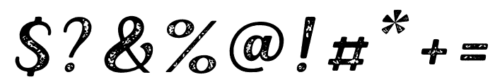 Proper Tavern Script Stamp Font OTHER CHARS