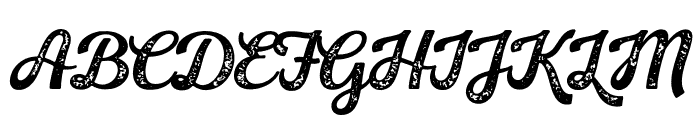 Proper Tavern Script Stamp Font UPPERCASE
