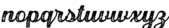 Proper Tavern Script Stamp Font LOWERCASE