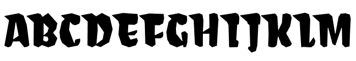 Properga Font UPPERCASE