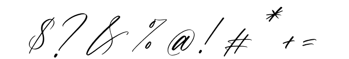 Prostlande Italic Font OTHER CHARS