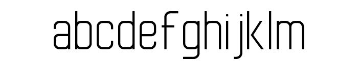 Protique Light Font LOWERCASE