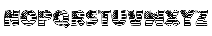 Proud Usa Font UPPERCASE