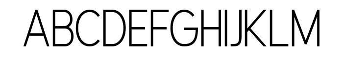 Proxicated Light Font LOWERCASE